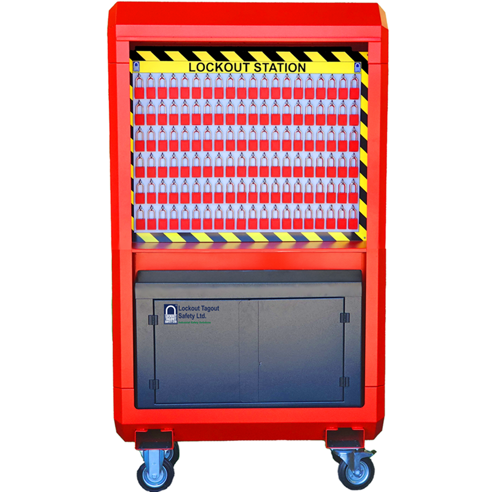Custom Mobile LOTO Commissioning Station Custom Mobile LOTO Commissioning Station